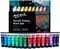 Acrylic Paint Set, 36 colors x 36 ml, Semi-Matte Finish, Suitable for Canvas, Wood, MDF, Leather, Air-dried Clay, Plaster, Cardboard, Paper and Crafts